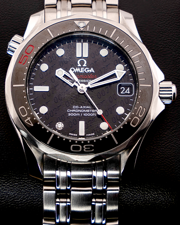 Omega Seamaster Diver 300M "James Bond 50th anniversary" L.E. 36MM Black Dial Steel Bracelet (212.30.36.20.51.001)