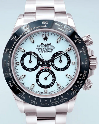 2019 Rolex Cosmograph Daytona "Panda" 40MM White Dial Oyster Bracelet (116500LN)