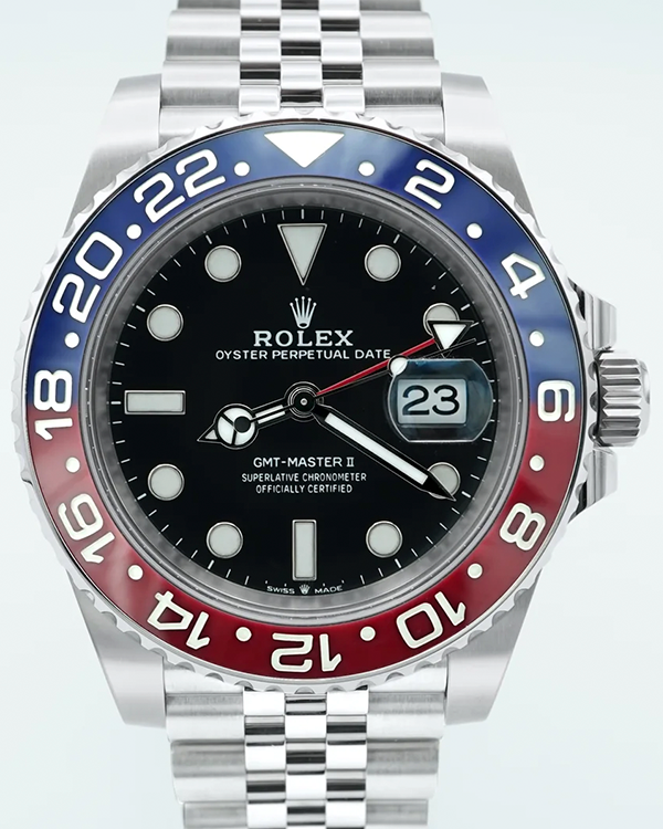 2023 Rolex GMT-Master II "Pepsi" 40MM Black Dial Jubilee Bracelet (126710BLRO)