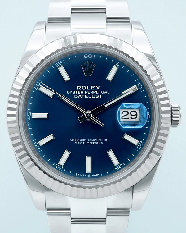 2020 Rolex Datejust 41MM Blue Dial Oyster Bracelet (126334)