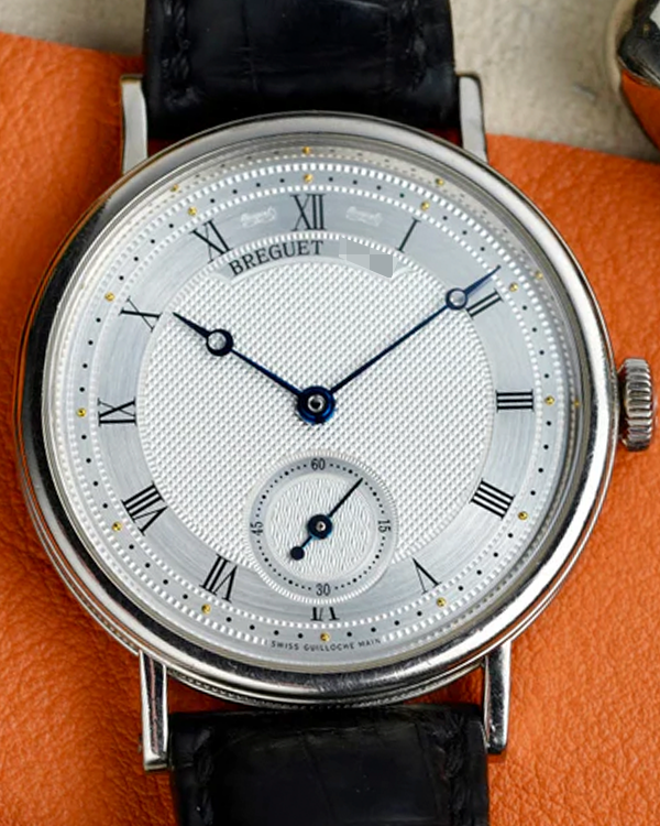 Breguet Classique 34MM Silver Dial Leather Strap (5907)