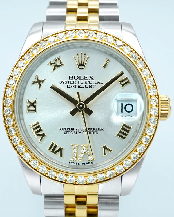 2011 Rolex Datejust 31MM Silver Dial Two-Tone Jubilee Bracelet (178383)