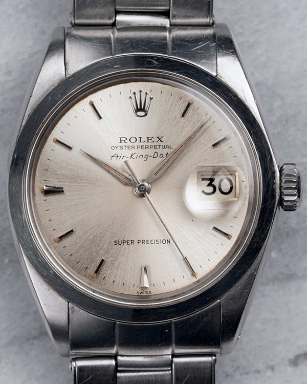 Rolex Air-King Date 34MM Silver Dial Oyster Bracelet (5700)