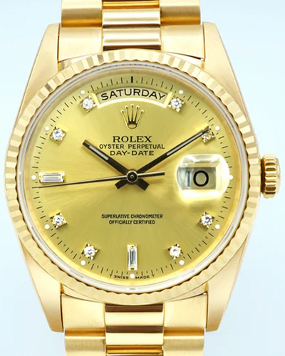 Rolex Day-Date 36MM Champagne Dial President Bracelet (18238)