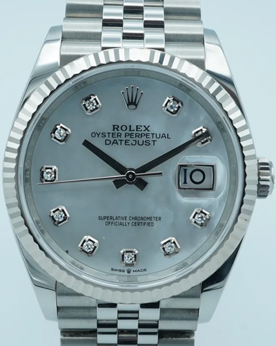 2023 Rolex Datejust 36MM Mother of Pearl Dial Jubilee Bracelet (126234)