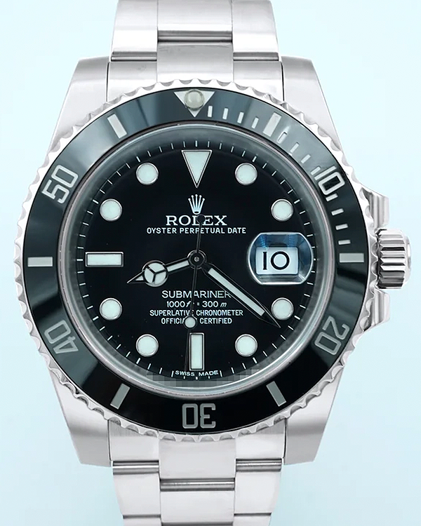 2014 Rolex Submariner Date 40MM Black Dial Oyster Bracelet (116610LN)