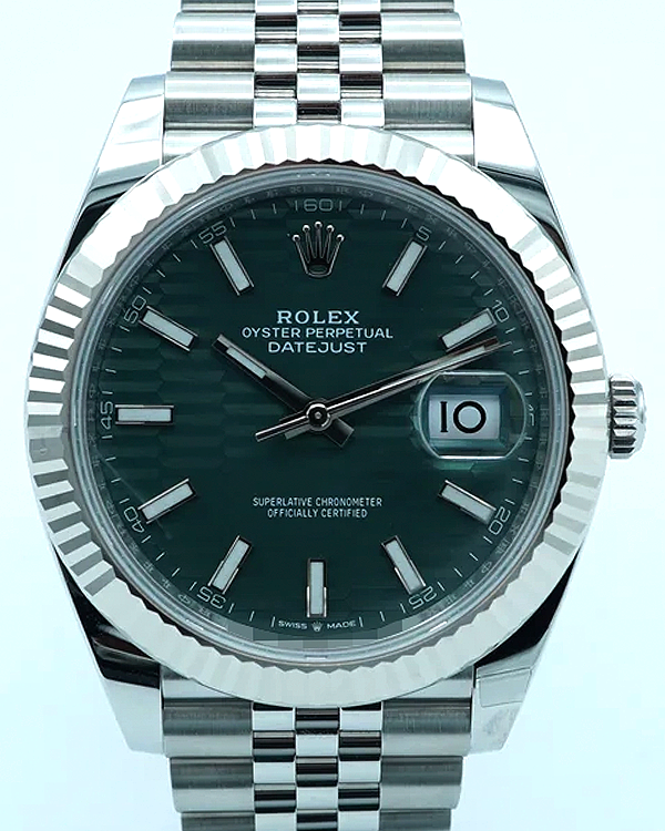 2024 Rolex Datejust 41MM Green Dial Jubilee Bracelet (126334)