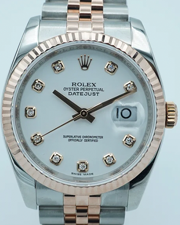 2011 Rolex Datejust 36MM Silver Dial Two-Tone Jubilee Bracelet (116231)