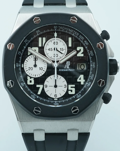 Audemars Piguet Royal Oak Offshore Chronograph 42MM Black Dial Rubber Strap (25940SK.OO.D002CA.01)