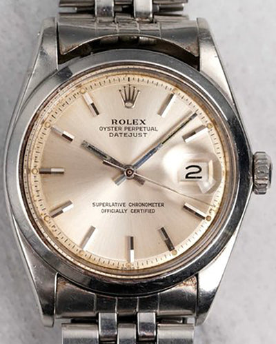 Rolex Datejust 36MM Silver Dial Jubilee Bracelet (1600)