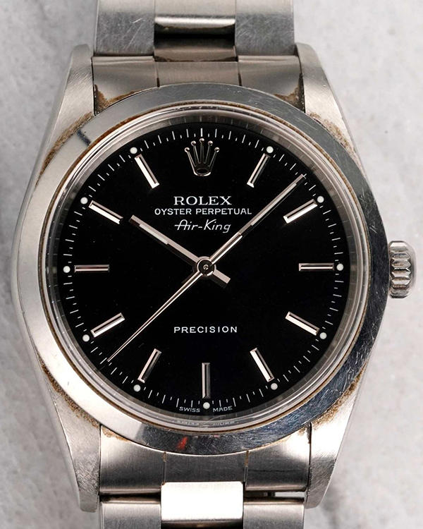 Rolex Air-King 34MM Black Dial Oyster Bracelet (14000)