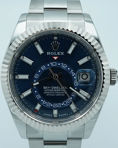 2020 Rolex Sky-Dweller 42MM Blue Dial Oyster Bracelet (326934)