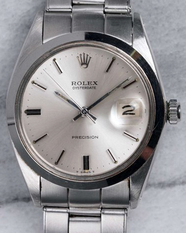 Rolex Oyster Precision 34MM Silver Dial Oyster Bracelet (6694)