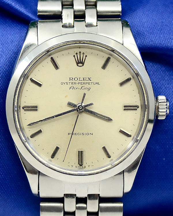 Rolex Air-King 34MM Silver Dial Jubilee Bracelet (5500)