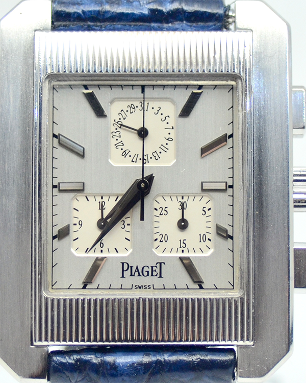 Piaget Protocole 32x34MM Silver Dial Leather Strap (14600)