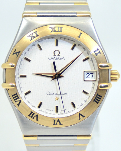 Omega Constellation 33.5MM Quartz Silver Dial Two-Tone Bracelet (1212.30.00)