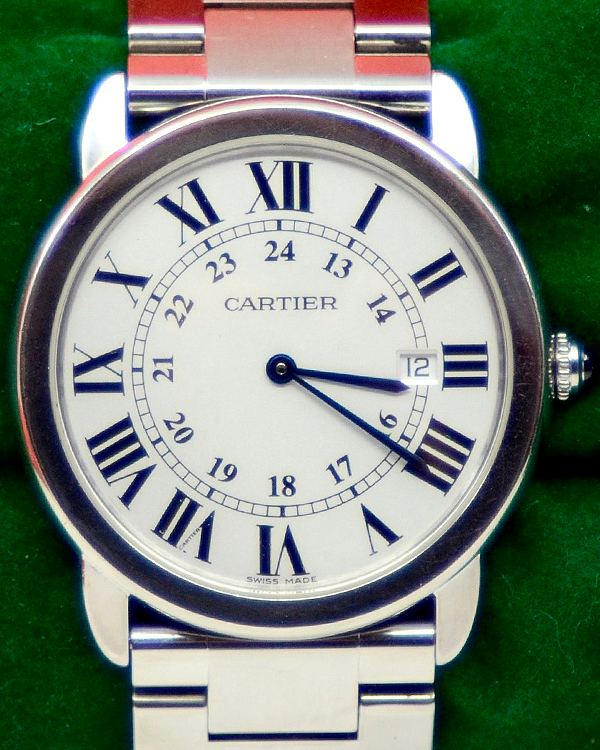 Cartier Ronde De Cartier 36MM Quartz Silver Dial Steel Bracelet (2934)