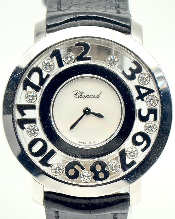 Chopard Happy Diamonds 36MM Quartz Mother of Pearl Dial Leather Strap (20/7233)