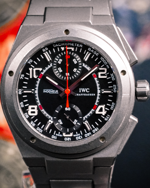 IWC Schaffhausen Ingenieur Chronograph "Mercedes-AMG" 42MM Black Dial Titanium Bracelet (IW372503)