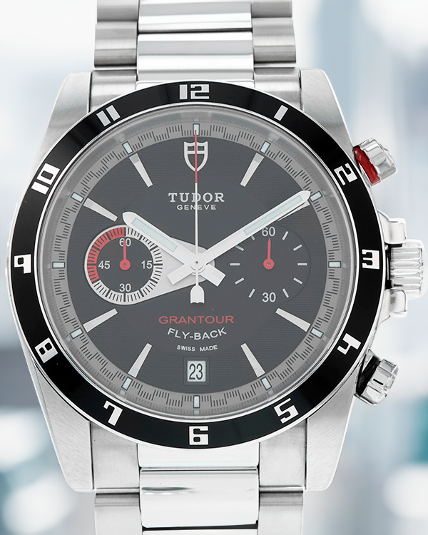 Tudor Grantour Chrono Fly-back 42MM Black Dial Steel Bracelet (20550N)