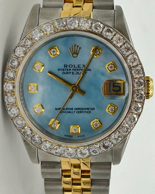 Rolex Datejust 31MM Blue Dial Two-Tone Jubilee Bracelet (68273)