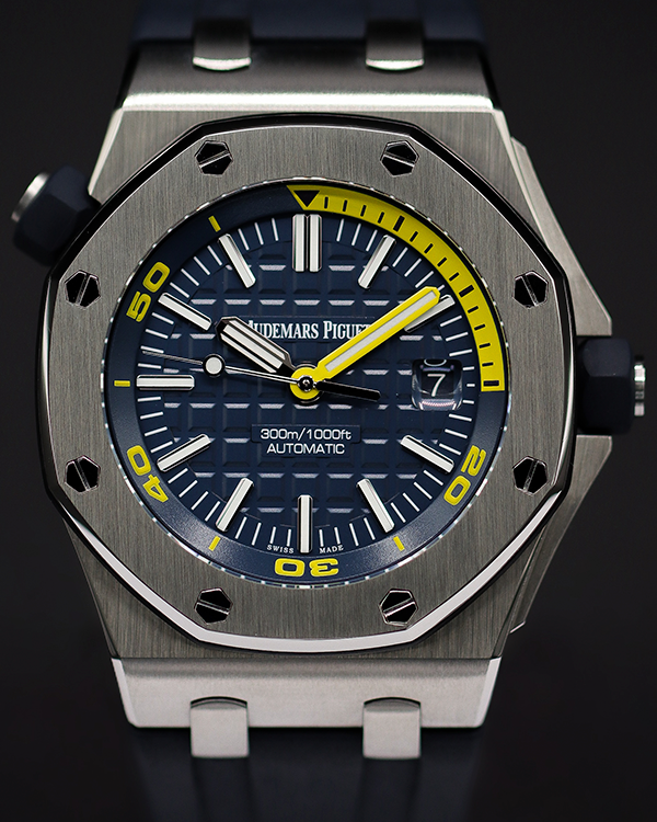 2019 Audemars Piguet Royal Oak Offshore Diver 42MM Blue Dial Rubber Strap (15710ST.OO.A027CA.01)