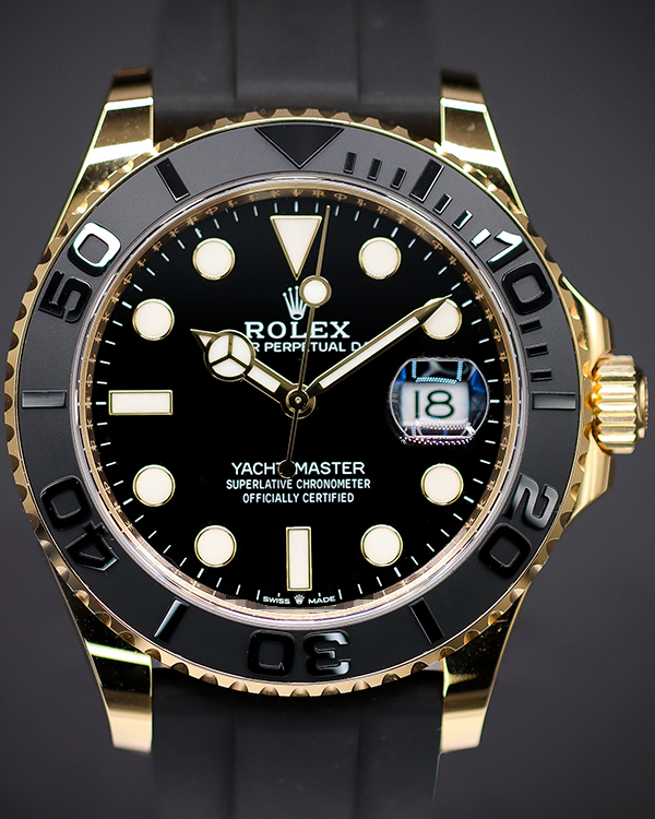 2023 Rolex Yacht-Master 42MM Black Dial Oysterflex Strap (226658)