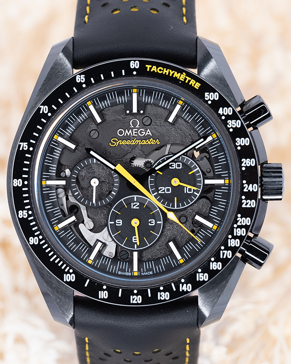 2023 Omega Speedmaster Dark Side Of The Moon "Apollo 8" 44.25MM Skeleton Dial Leather Strap (311.92.44.30.01.001)