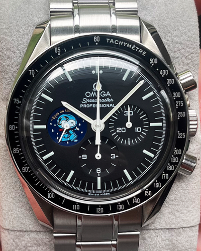 Omega Speedmaster "Snoopy" L.E. 42MM Black Dial Steel Bracelet (3578.51.00)