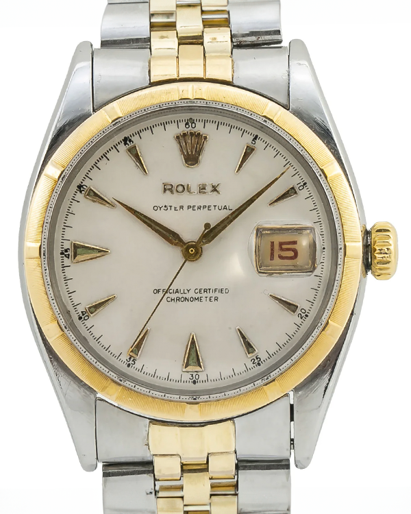 Rolex Datejust 36MM Silver Dial Two-Tone Jubilee Yellow Gold Bracelet (6305)