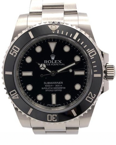 2017 Rolex Submariner No-Date 40MM Black Dial Oyster Bracelet (114060)