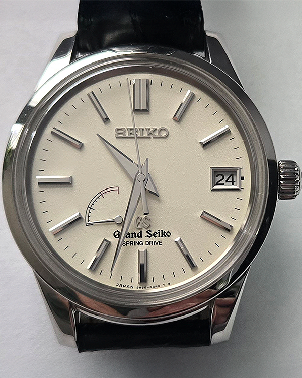 2015 Grand Seiko Elegance Collection 40.2MM White Dial Leather Strap (SBGA293)