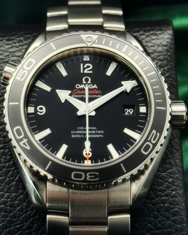 2012 Omega Seamaster Planet Ocean 600M 45.5MM Black Dial Steel Bracelet (232.30.46.21.01.001)