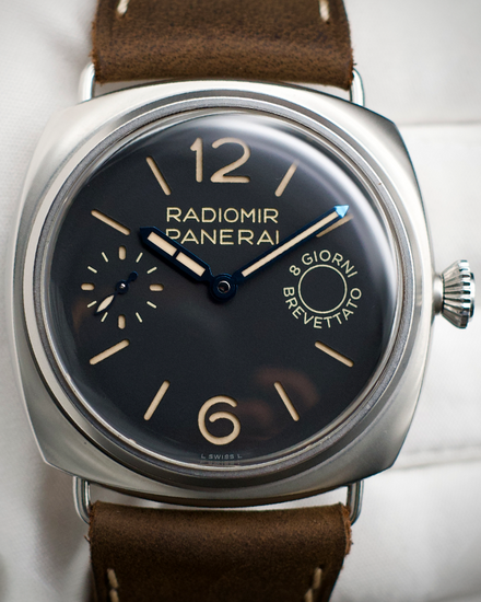 2019 Panerai Radiomir 8 Days 45MM Black Dial Leather Strap (PAM00992)