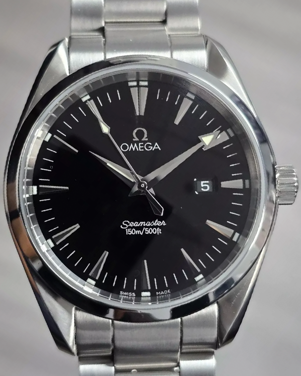 Omega Seamaster Aqua Terra 39.2MM Quartz Black Dial Steel Bracelet (2517.50.00)