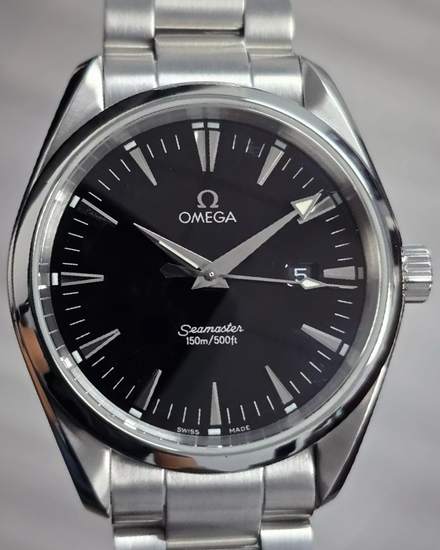 Omega Seamaster Aqua Terra 39MM Quartz Black Dial Steel Bracelet (2517.50.00)
