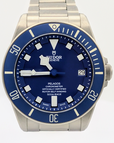 2023 Tudor Pelagos 42MM Blue Dial Titanium Bracelet (25600TB)