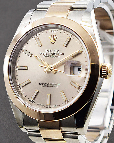 2023 Rolex Datejust 41MM Sundust Dial Two-Tone Oyster Bracelet (126301)