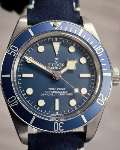 2022 Tudor Black Bay 58 39MM Blue Dial Leather Strap (79030B)