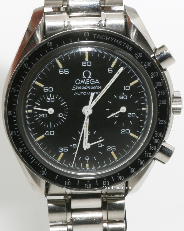 Omega Speedmaster Reduced 39MM Black Dial Steel Bracelet (3510.50.00)