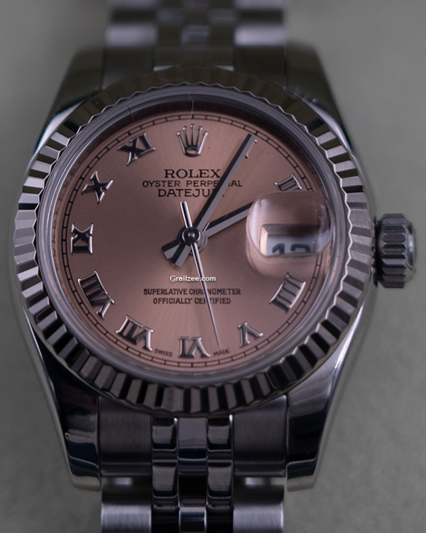 2010 Rolex Lady-Datejust 26MM Pink Dial Jubilee Bracelet (179174)