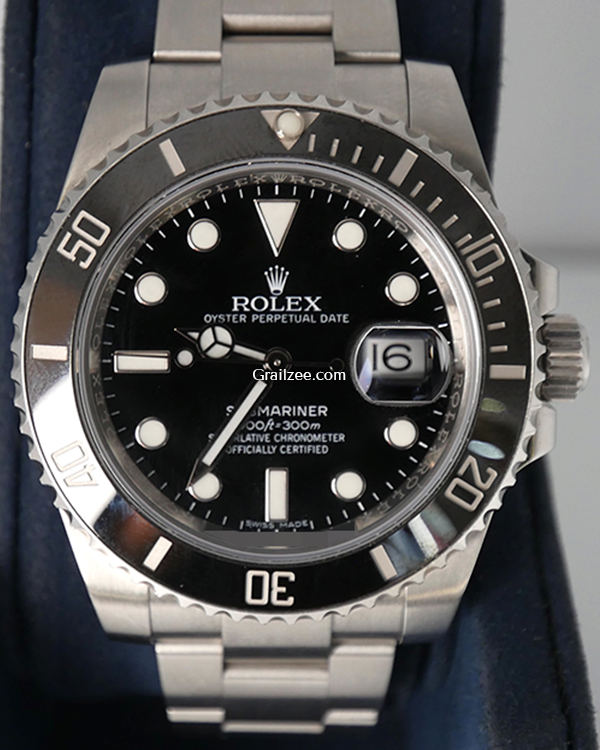 2018 Rolex Submariner Date 40MM Black Dial Oyster Bracelet (116610LN)