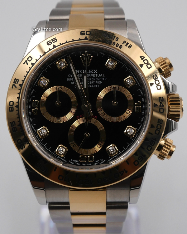 2021 Rolex Cosmograph Daytona 40MM Black Dial Two-Tone Bracelet (116503)