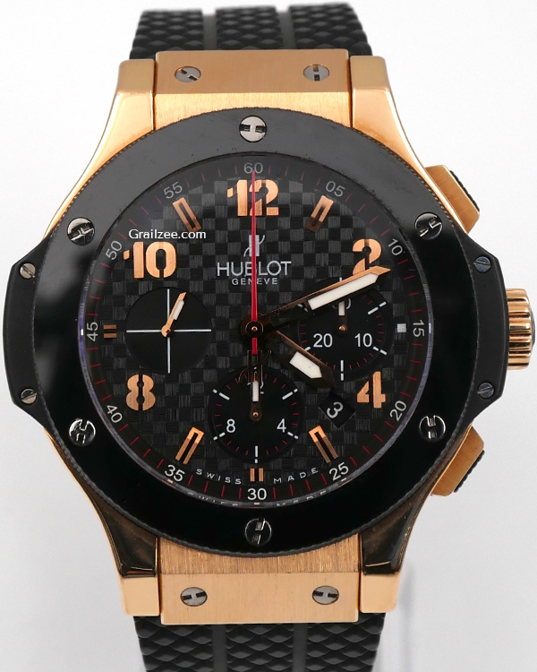 Hublot Big Bang 44MM Black Dial Rubber Strap (301.PB.131.RX)