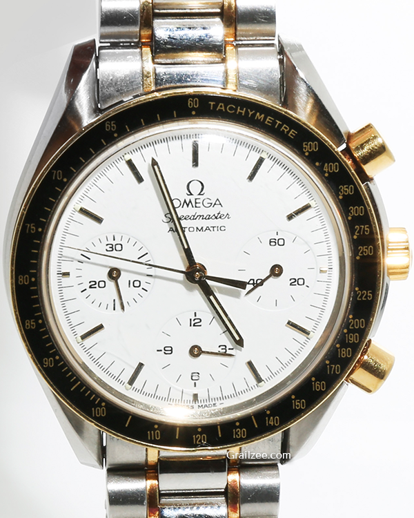 1994 Omega Speedmaster Reduced 39MM White Dial Two-Tone Bracelet (3310.20.00)