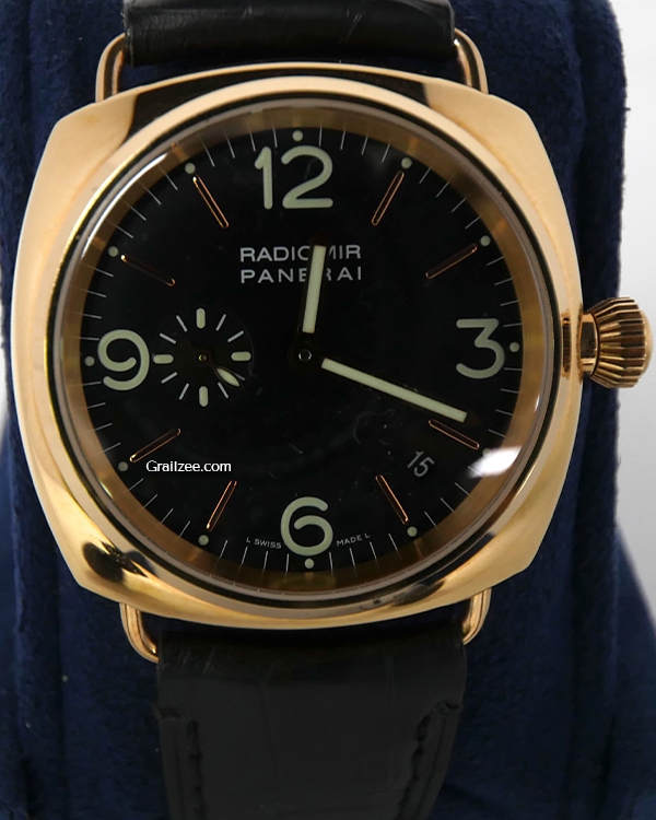 Panerai Radiomir 40MM Black Dial Leather Strap (PAM00103)