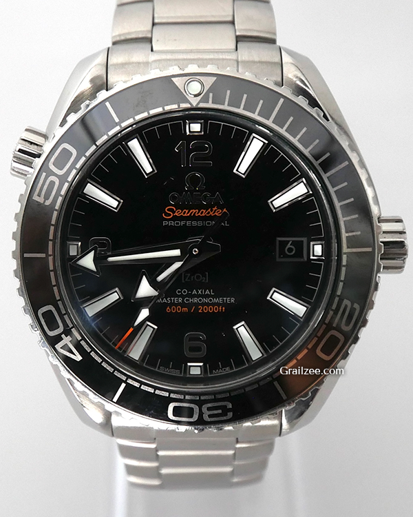 2022 Omega Seamaster Planet Ocean 39.5MM Black Dial Steel Bracelet (215.30.40.20.01.001)