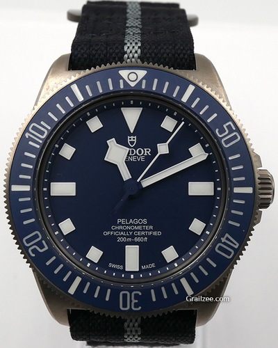 2023 Tudor Pelagos FXD 42MM Blue Dial Textile Strap (25707B/22)