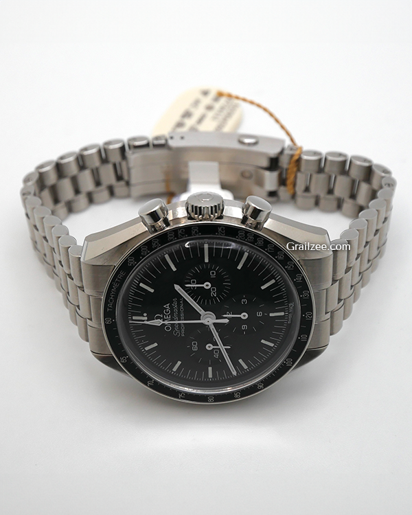 Omega Speedmaster Professional Moonwatch 42MM Black Dial Steel Bracele ...