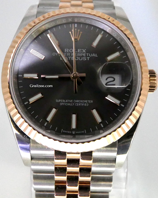 2021 Rolex Datejust 36MM Slate Dial Two-Tone Jubilee Bracelet (126231)